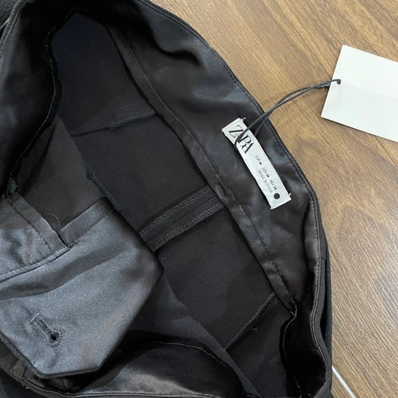 Zara high waisted belted long pants - Picture 3 of 10